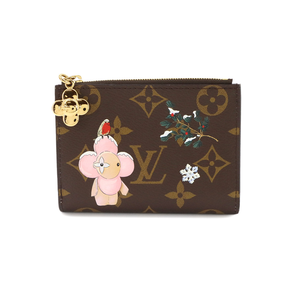 Monogram Vivienne Lisa Wallet Brown Pink M15334 Purse