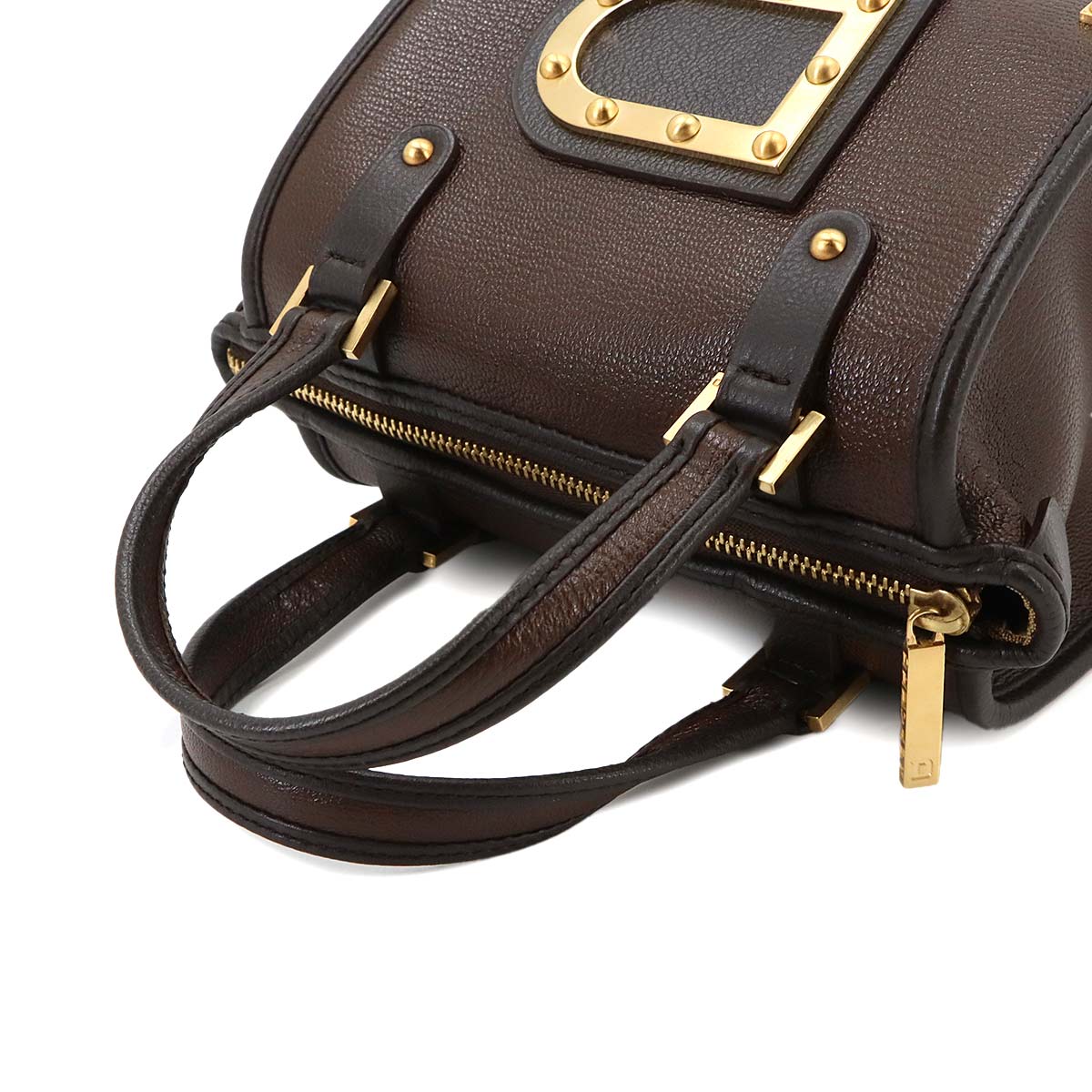 Astrid Mini Hand Bag Leather Brown Purse