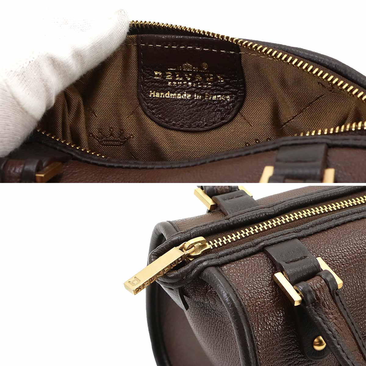 Astrid Mini Hand Bag Leather Brown Purse