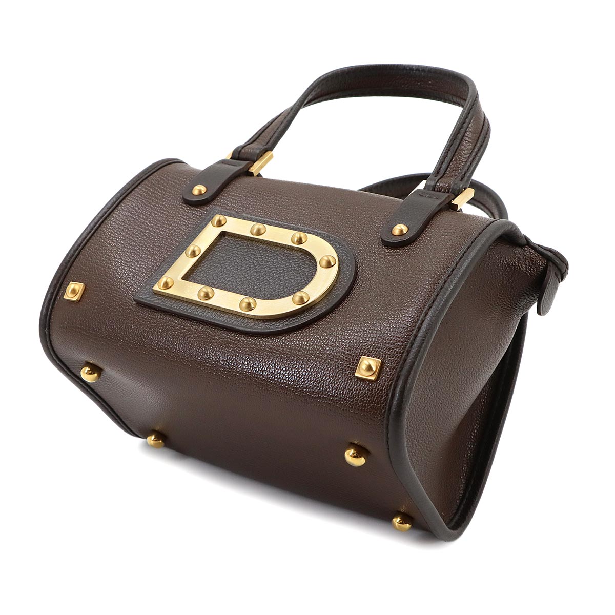 Astrid Mini Hand Bag Leather Brown Purse