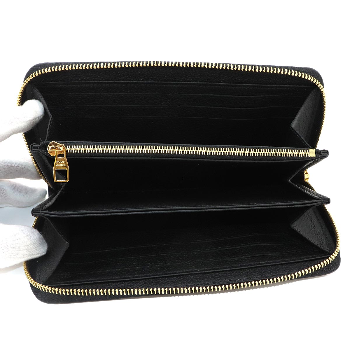 Monogram Empreinte Zippy Wallet Leather Noir M61864