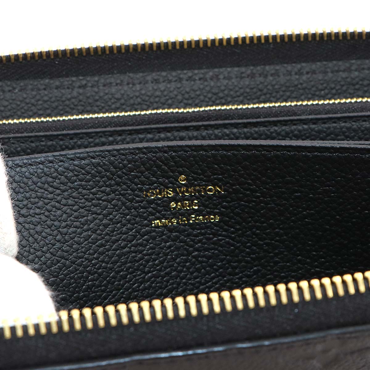 Monogram Empreinte Zippy Wallet Leather Noir M61864