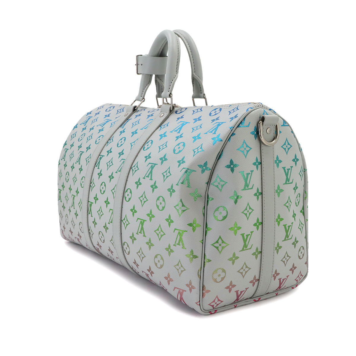Monogram Iridescent Keepall Bandoliere 45 Luggage M13915