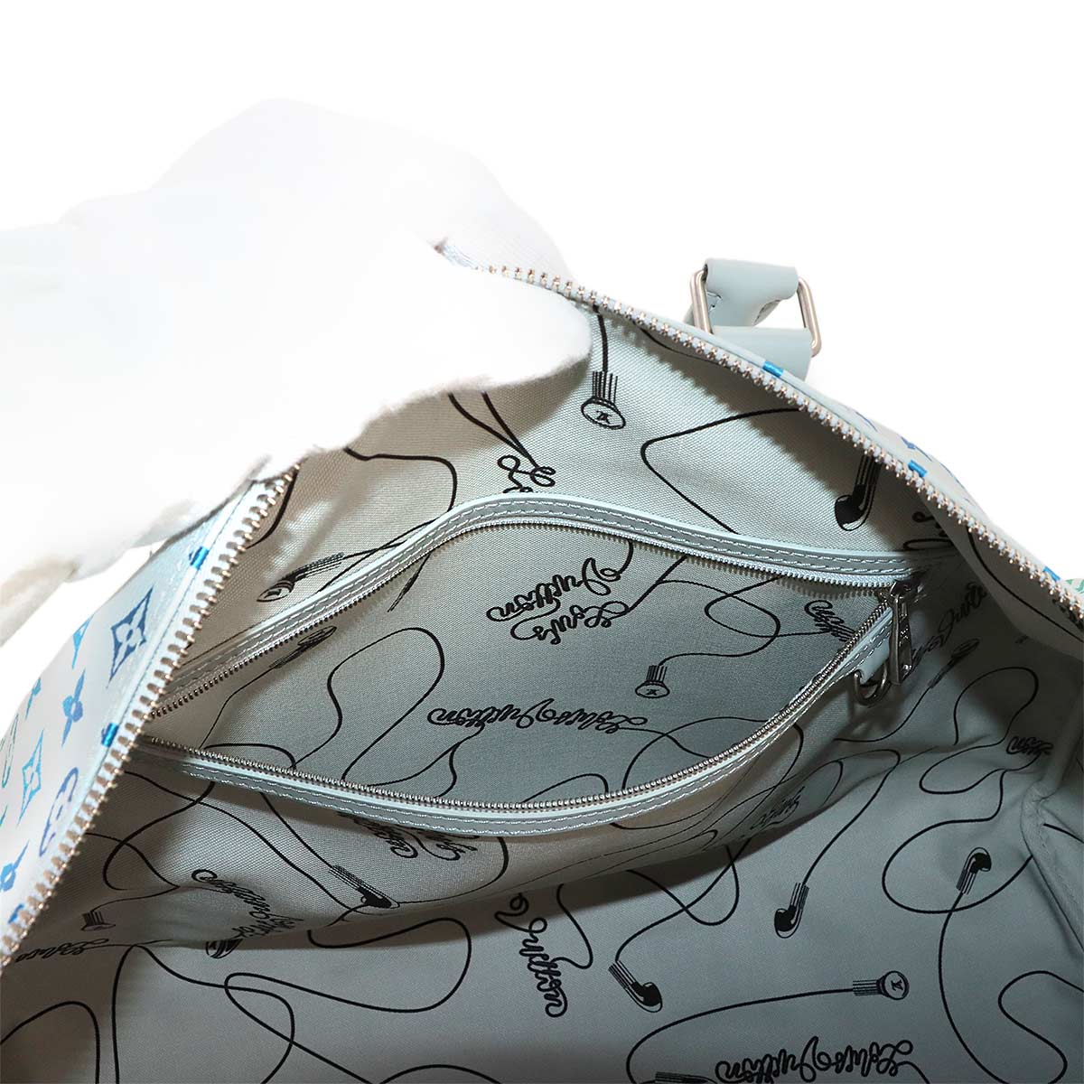 Monogram Iridescent Keepall Bandoliere 45 Luggage M13915