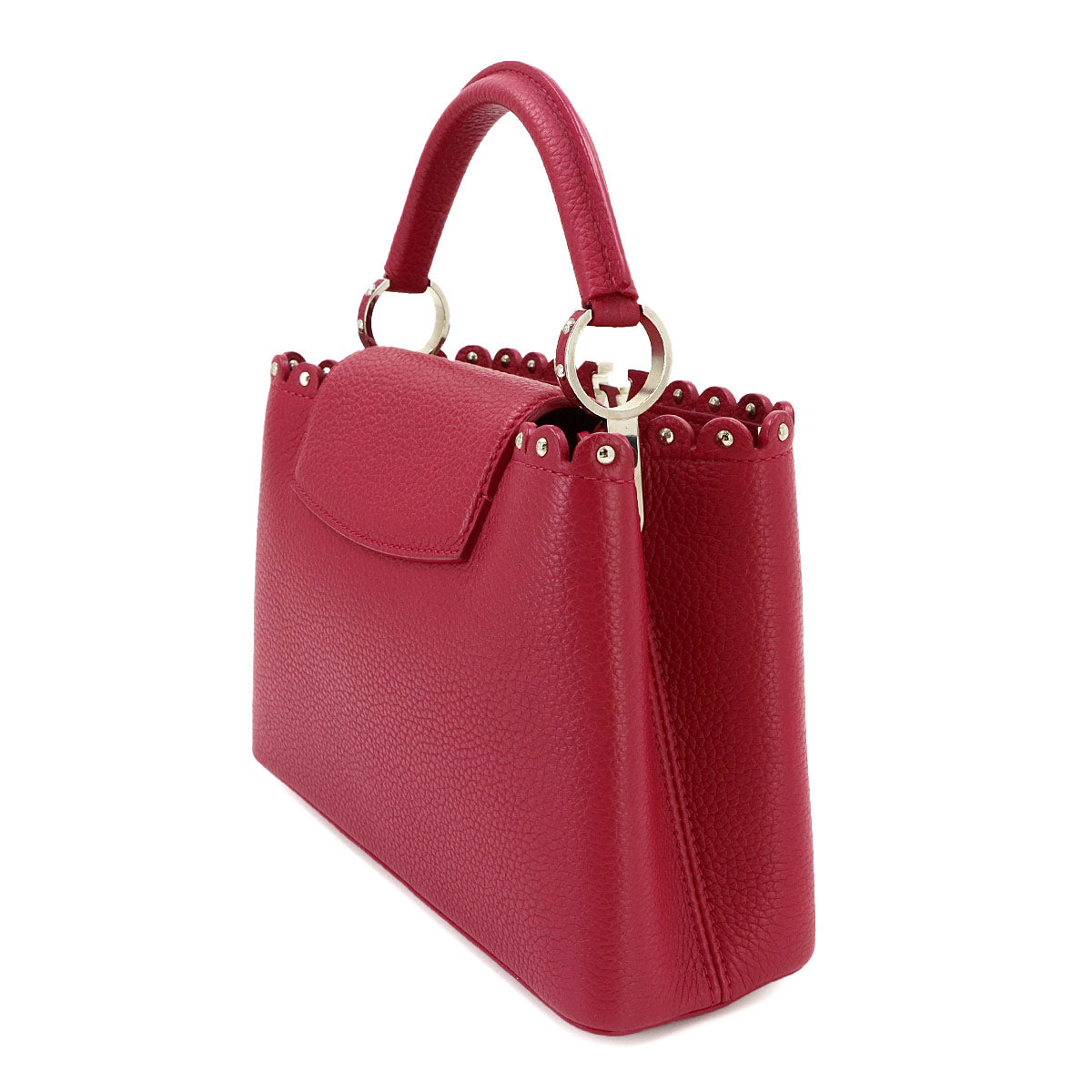 Capucines BB Hand Shoulder Bag Leather Wine red M54419