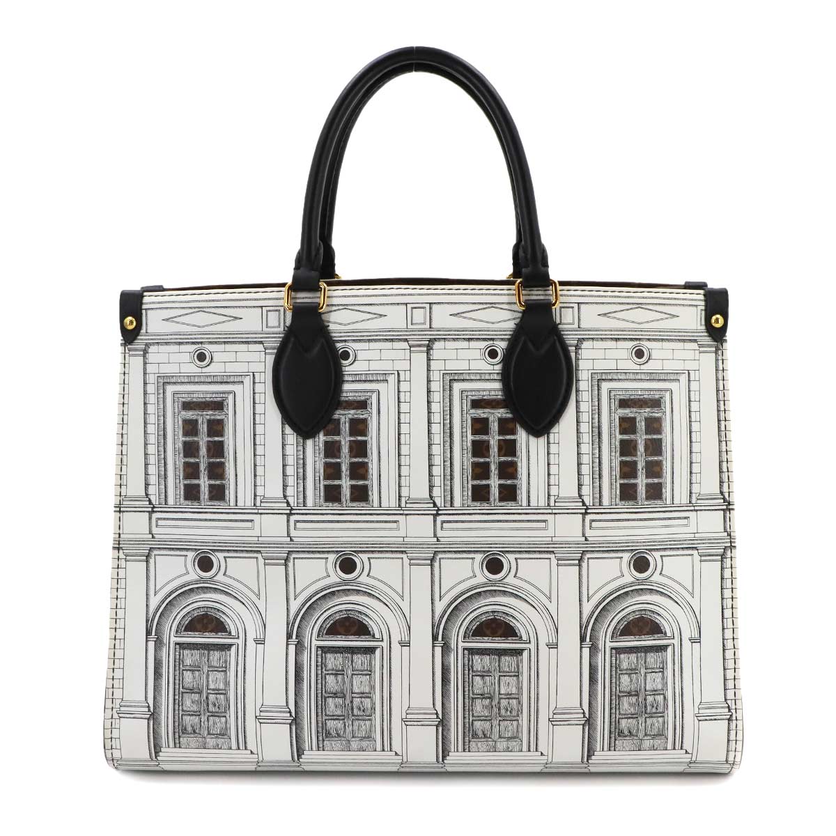 Monogram Onthego MM Tote Shoulder Bag M59264 Fornasetti