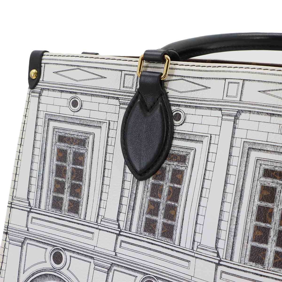 Monogram Onthego MM Tote Shoulder Bag M59264 Fornasetti