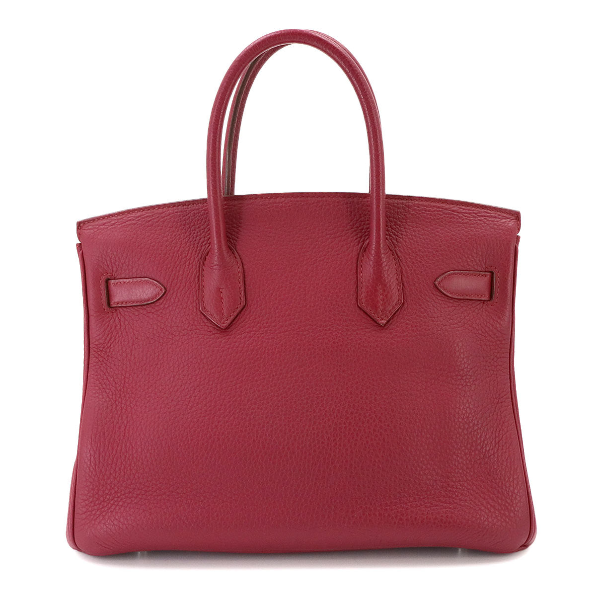 Birkin 30 Taurillon Clemence Ruby Hand Bag
