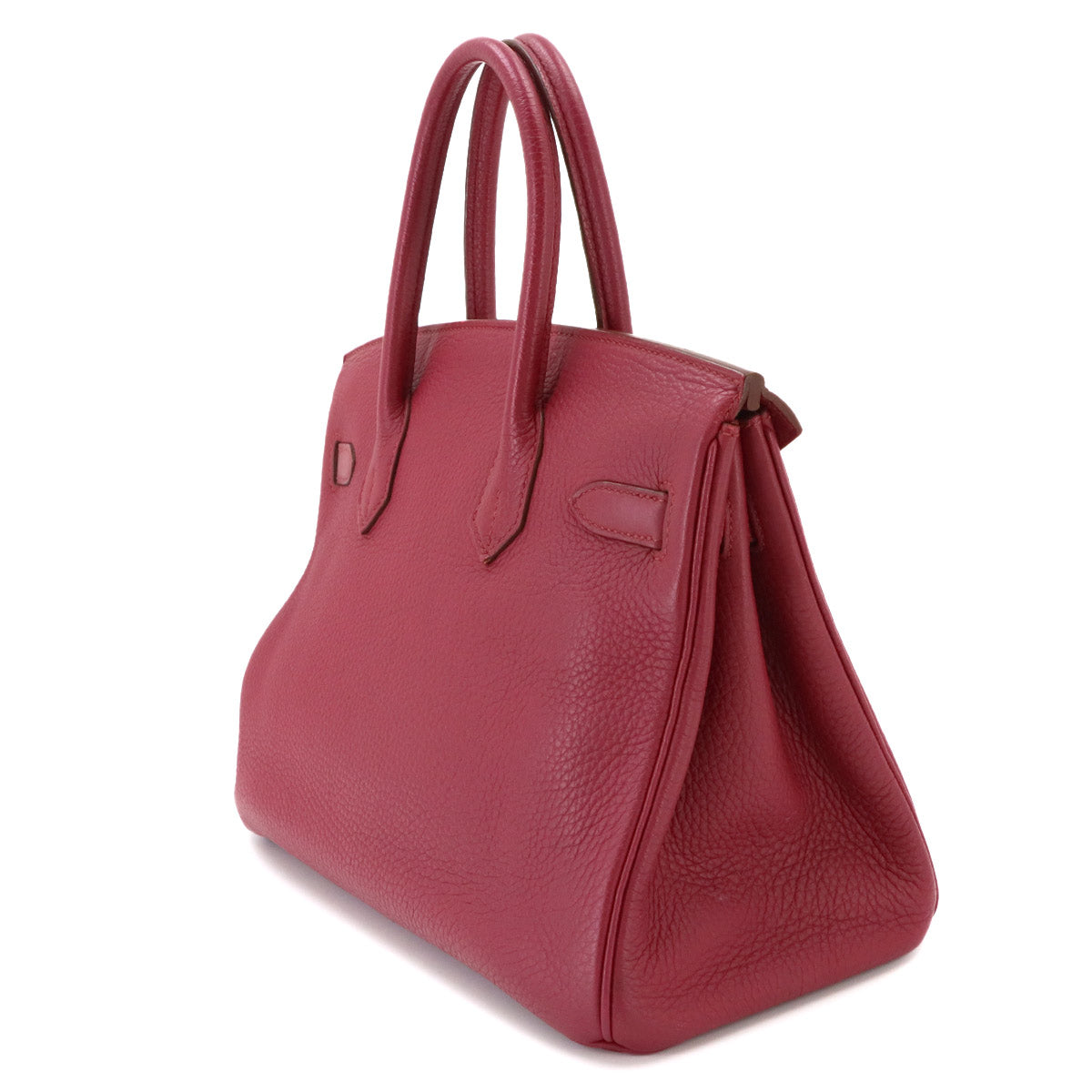 Birkin 30 Taurillon Clemence Ruby Hand Bag