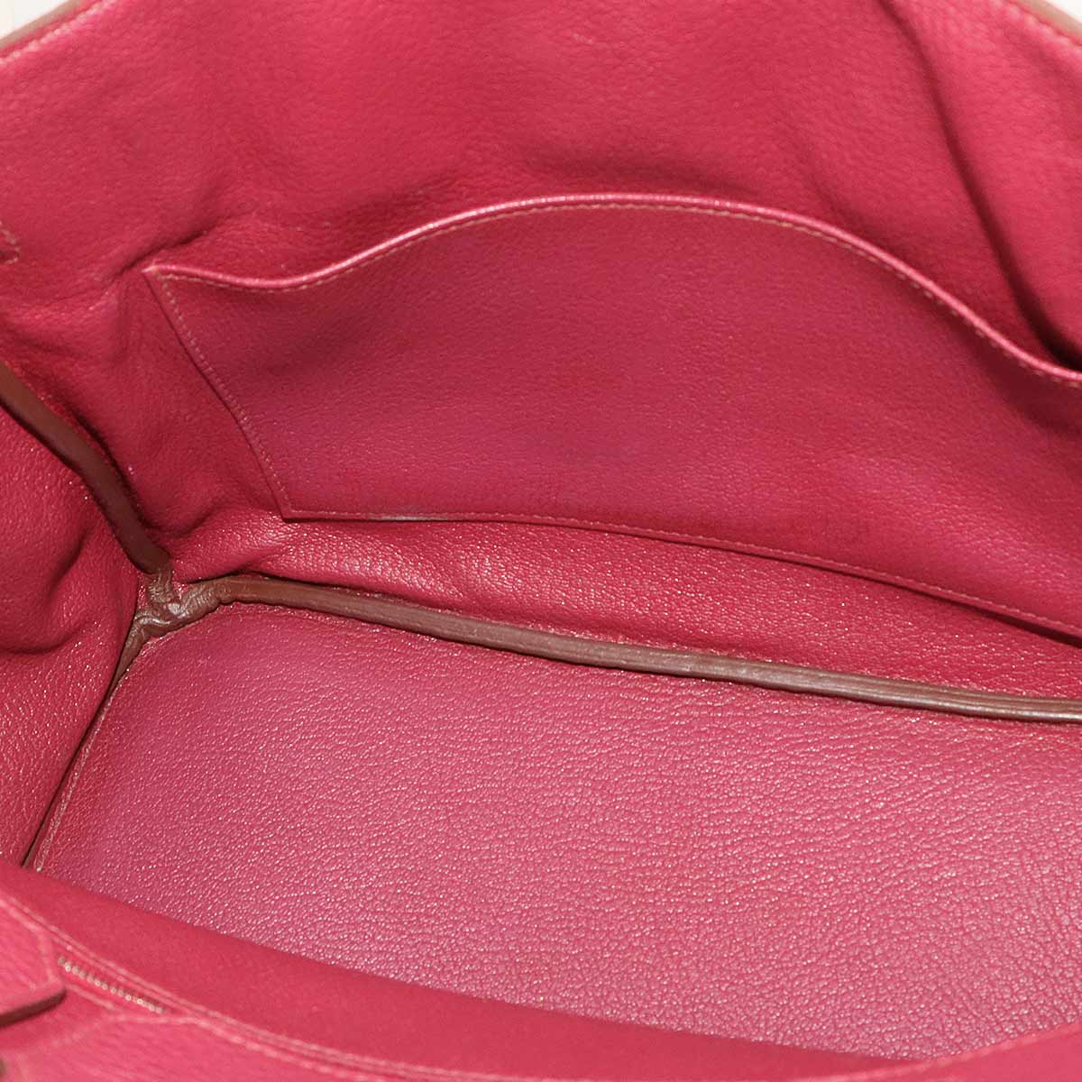 Birkin 30 Taurillon Clemence Ruby Hand Bag