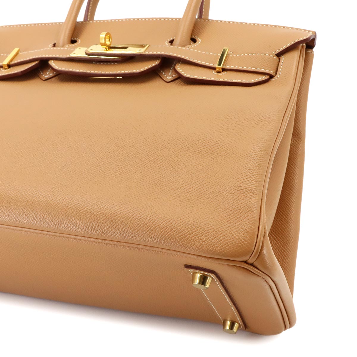 Birkin 30 Couchevel Epsom Natural Hand Bag Brown Purse