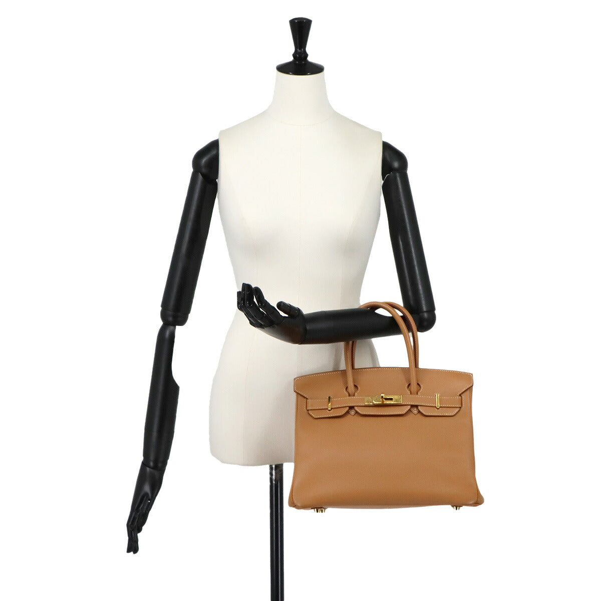 Birkin 30 Couchevel Epsom Natural Hand Bag Brown Purse