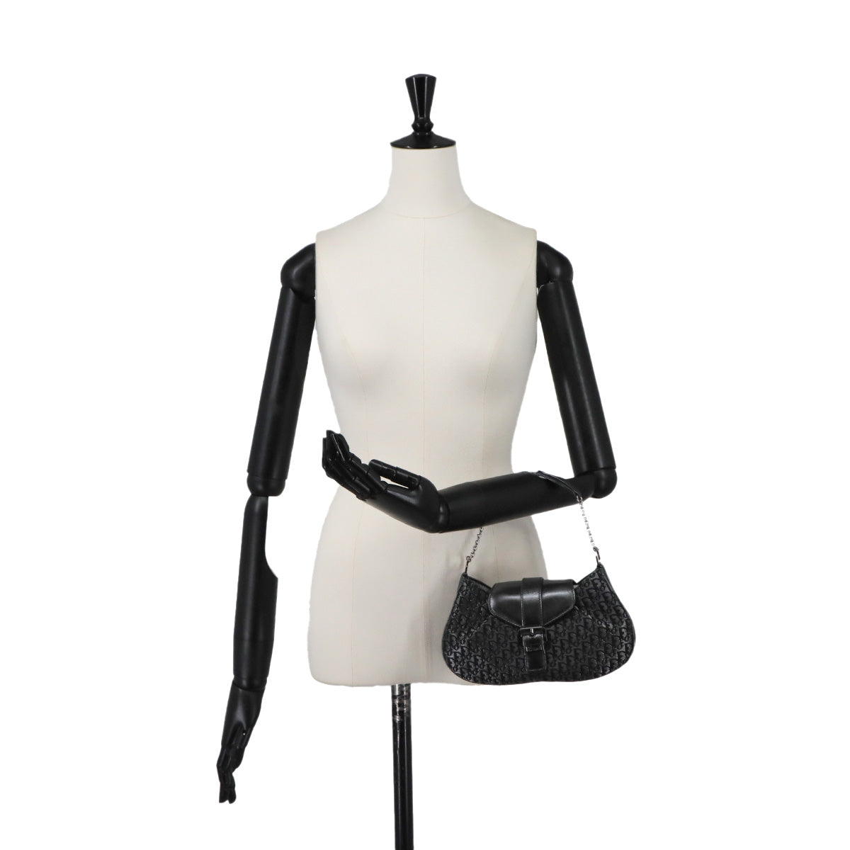 Trotter Street Chic Hand Bag Canvas Leather Gray