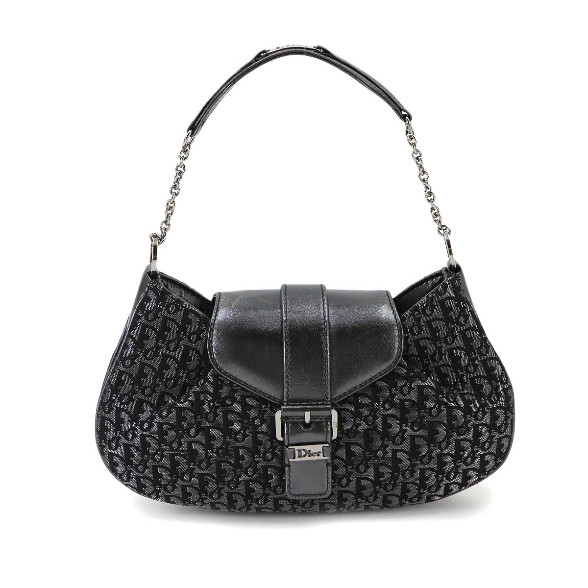 Trotter Street Chic Hand Bag Canvas Leather Gray