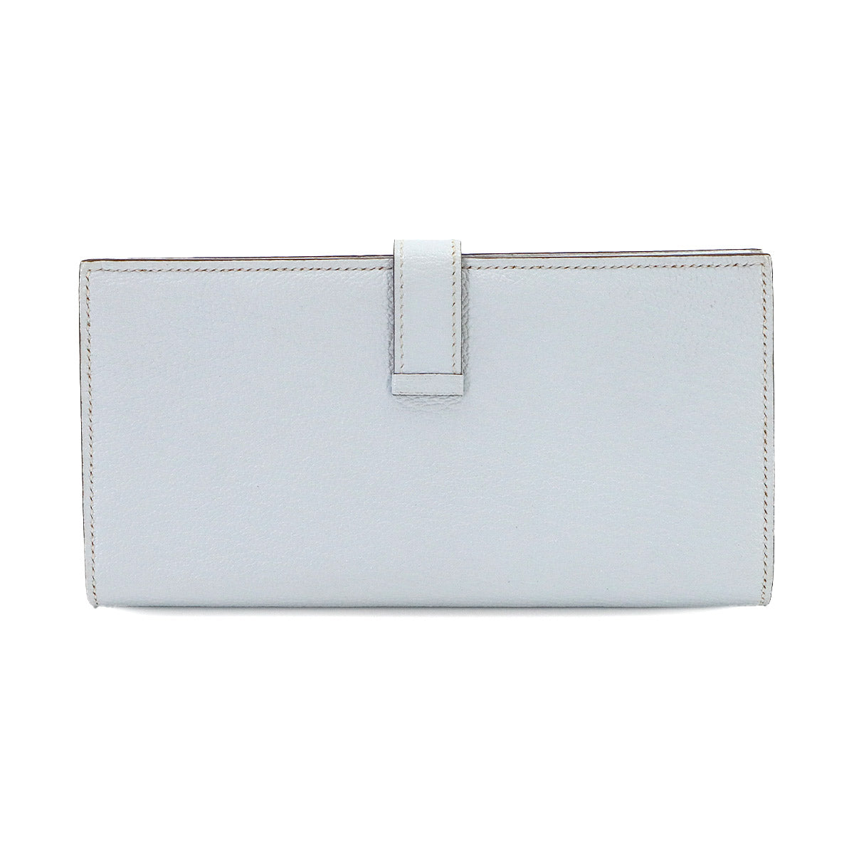 Bearn Souffle Long Wallet Veau Epsom Blue brume Purse