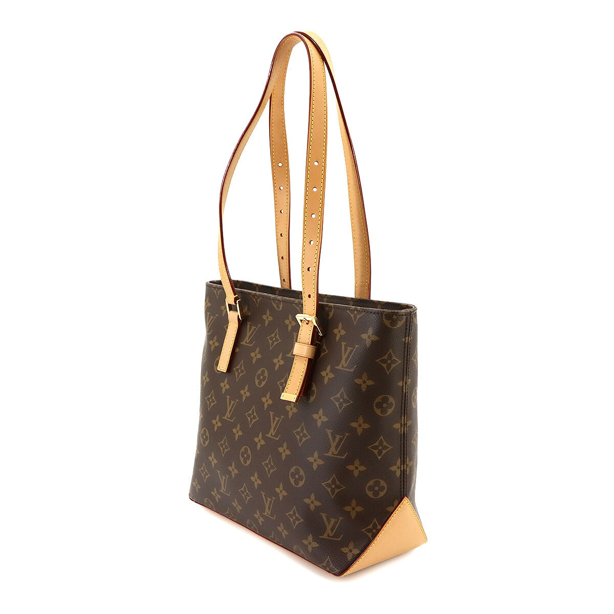 Monogram Piano Tote Bag Brown M12095 Purse