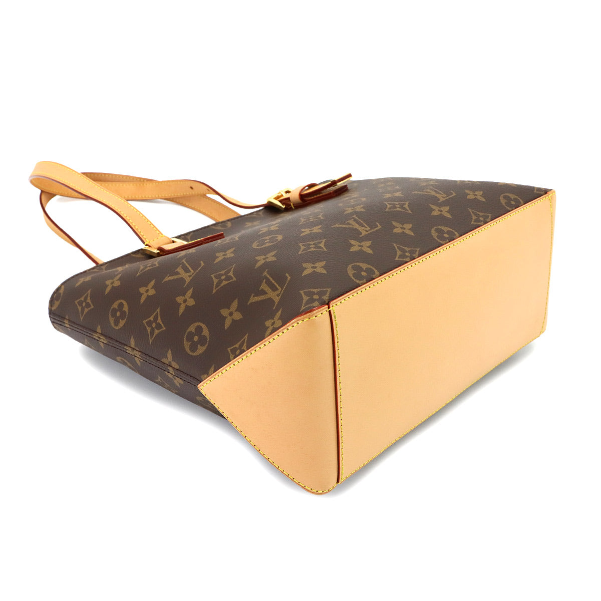Monogram Piano Tote Bag Brown M12095 Purse