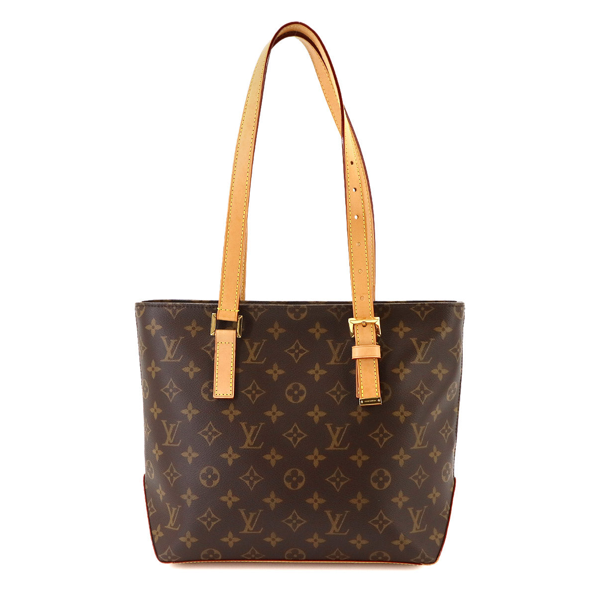 Monogram Piano Tote Bag Brown M12095 Purse