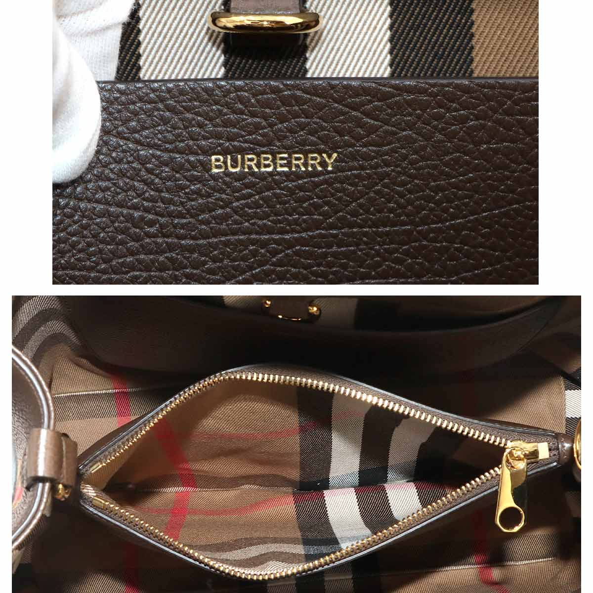 Bermondsey Medium Tote Shoulder Bag Leather Brown 81112721