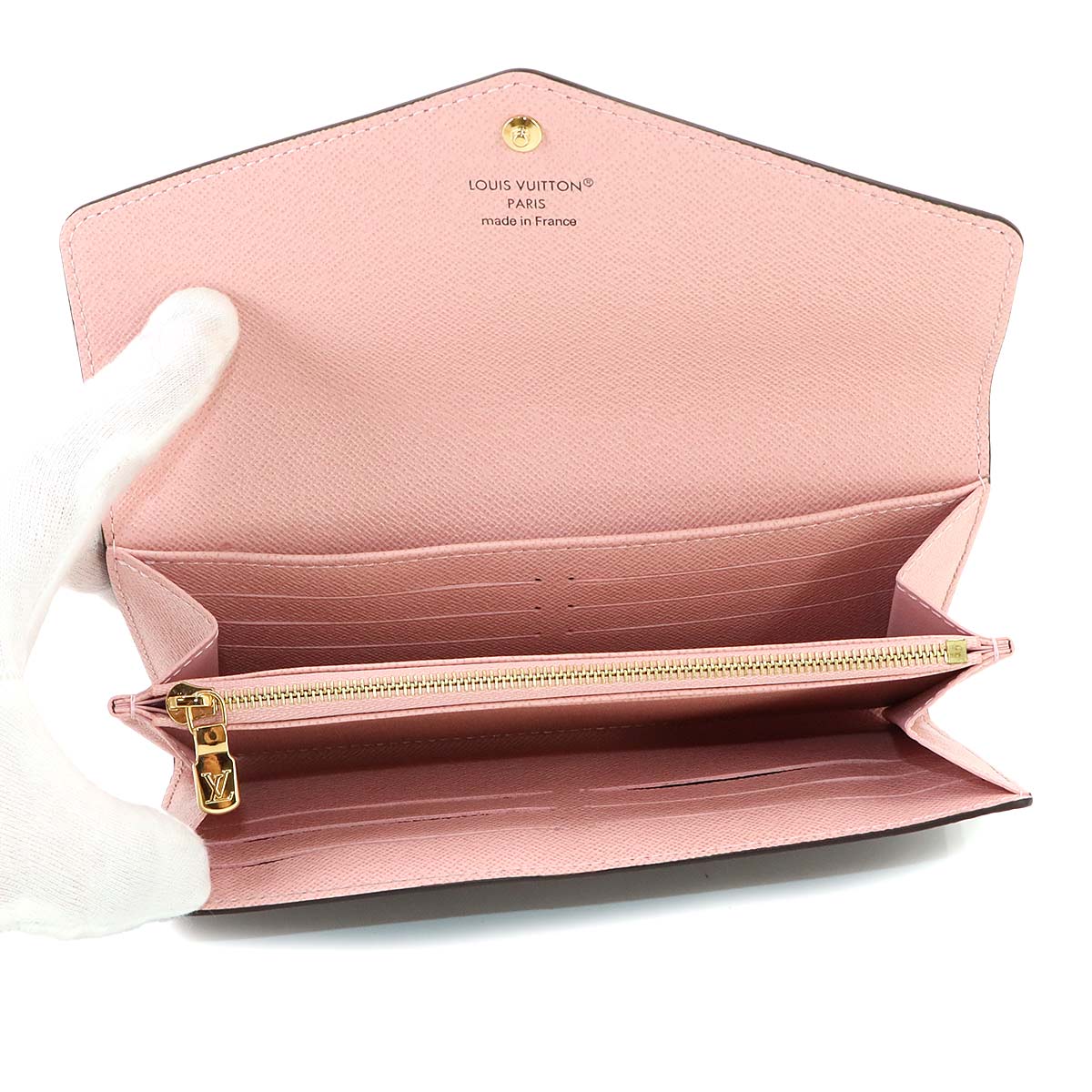Monogram Sarah Wallet Rose Ballerine M62235 Purse