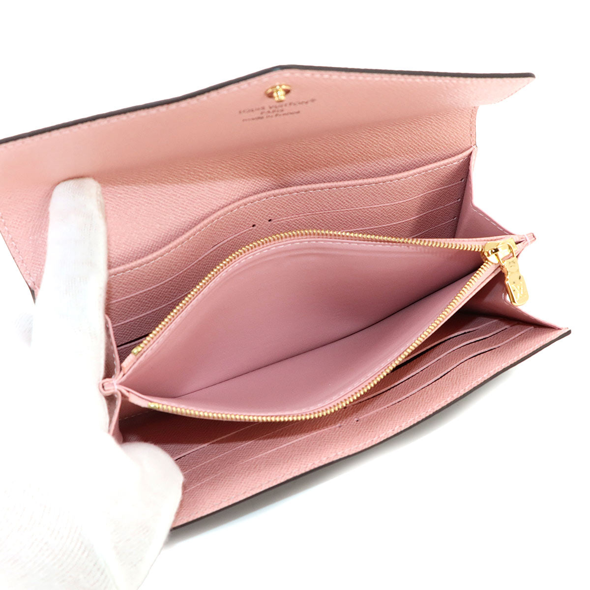 Monogram Sarah Wallet Rose Ballerine M62235 Purse