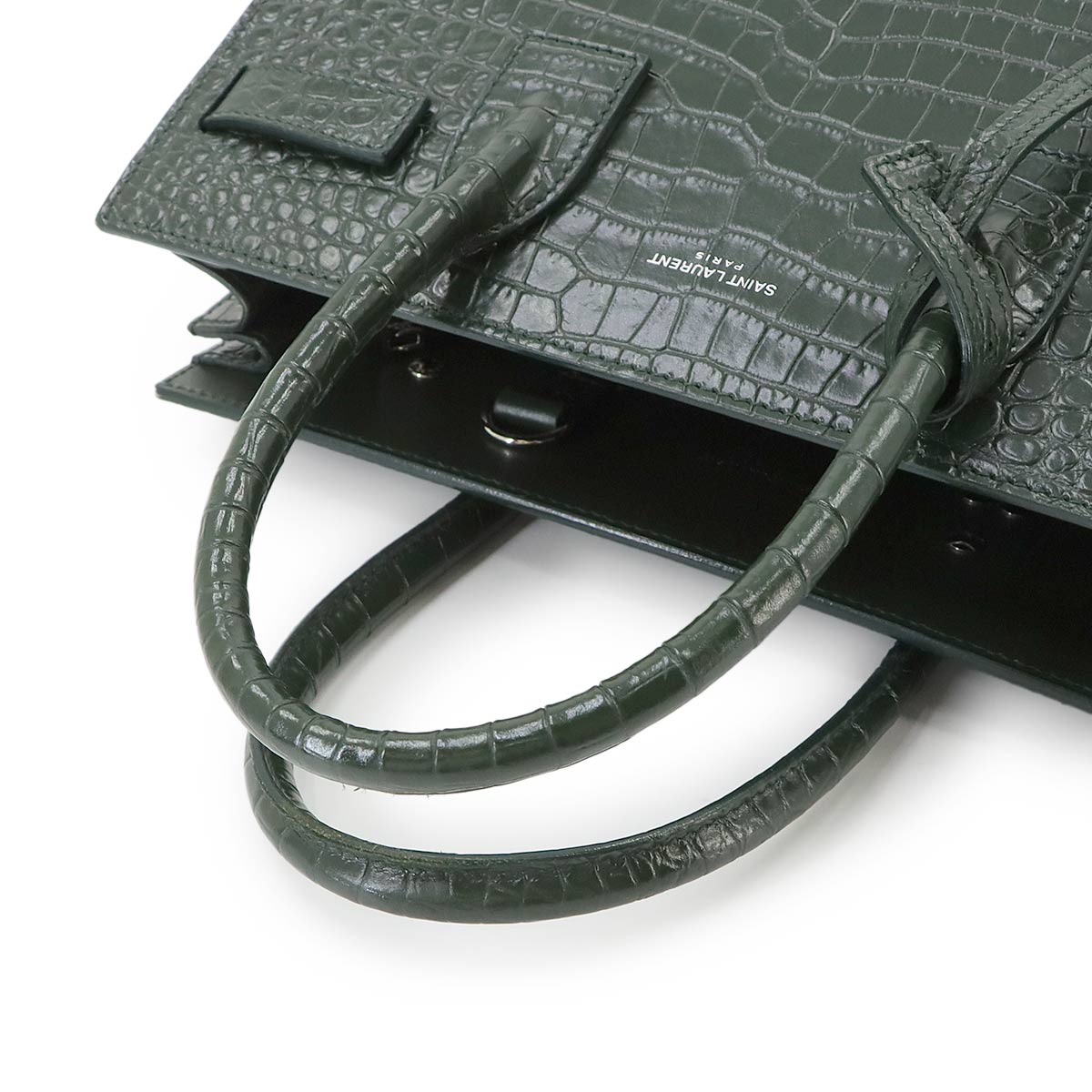 Baby Sac De Jour Hand Shoulder Bag Leather Green 421863