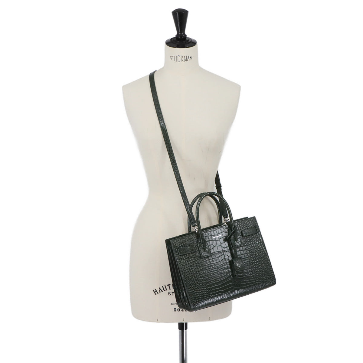 Baby Sac De Jour Hand Shoulder Bag Leather Green 421863