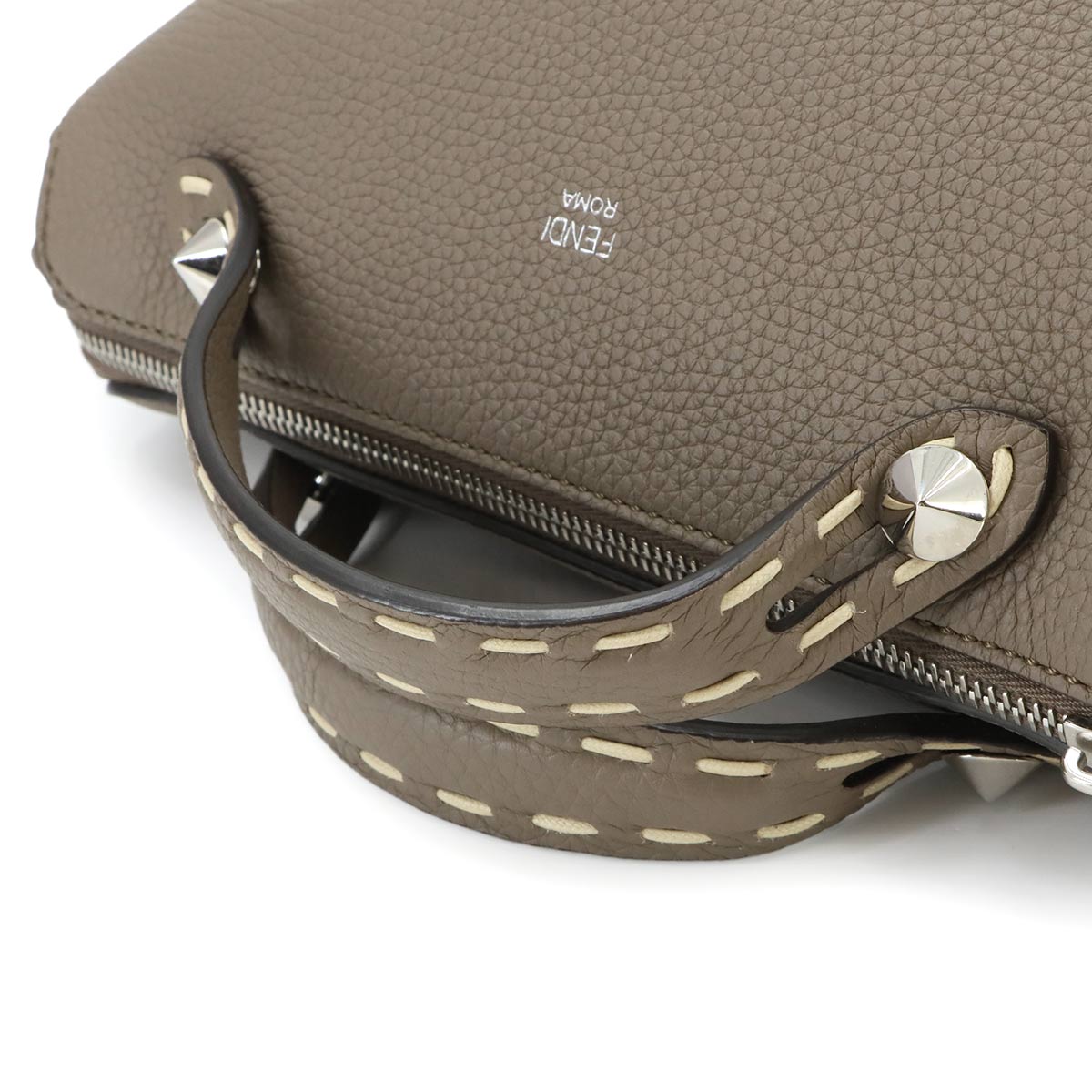 By The Way Medium Hand Shoulder Bag Leather Beige 8BL146 Purse