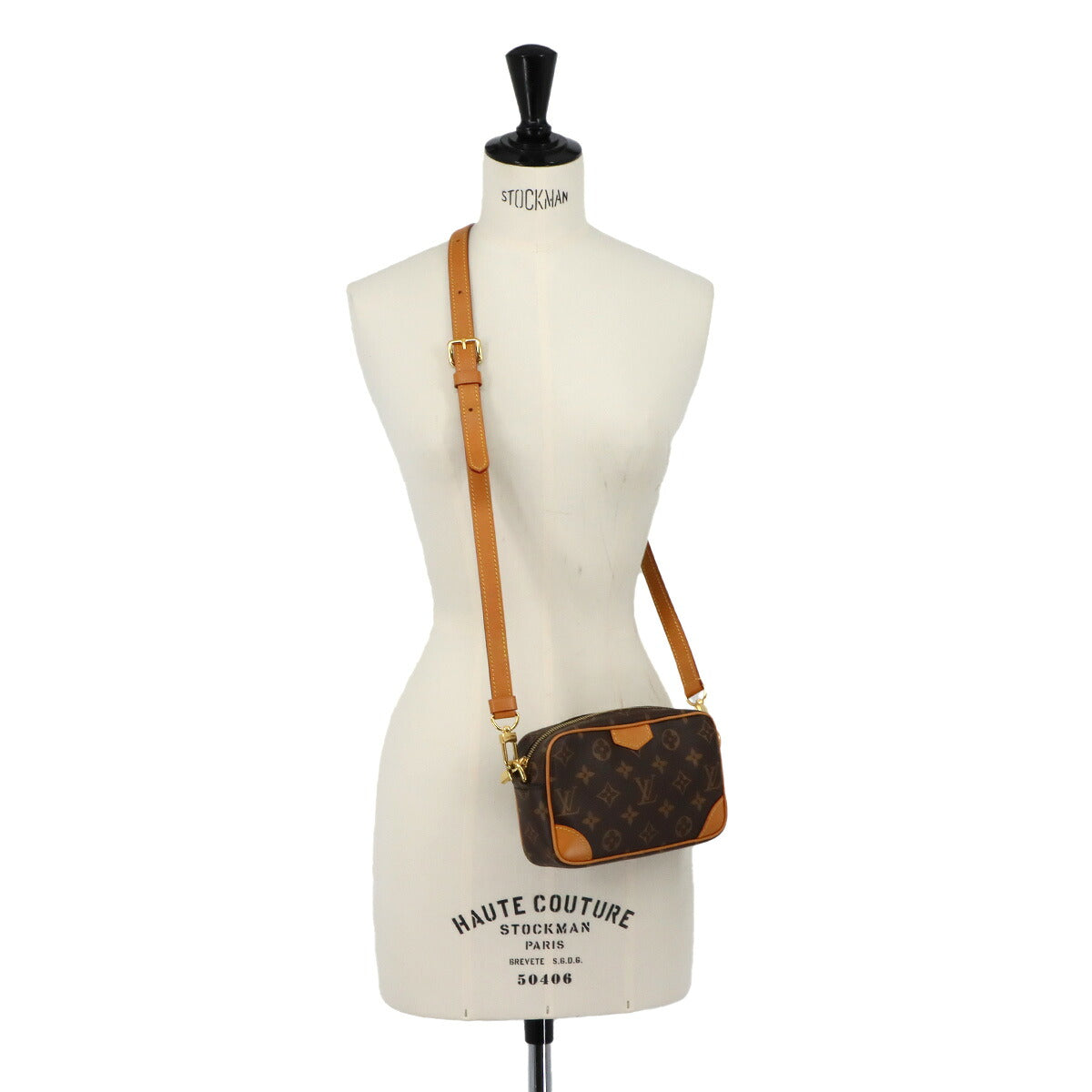 Monogram Trocadero Wearable Wallet Shoulder Bag Brown