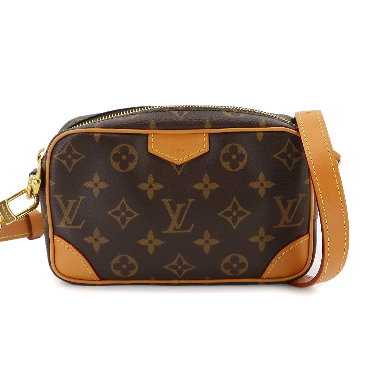 Monogram Trocadero Wearable Wallet Shoulder Bag Brown
