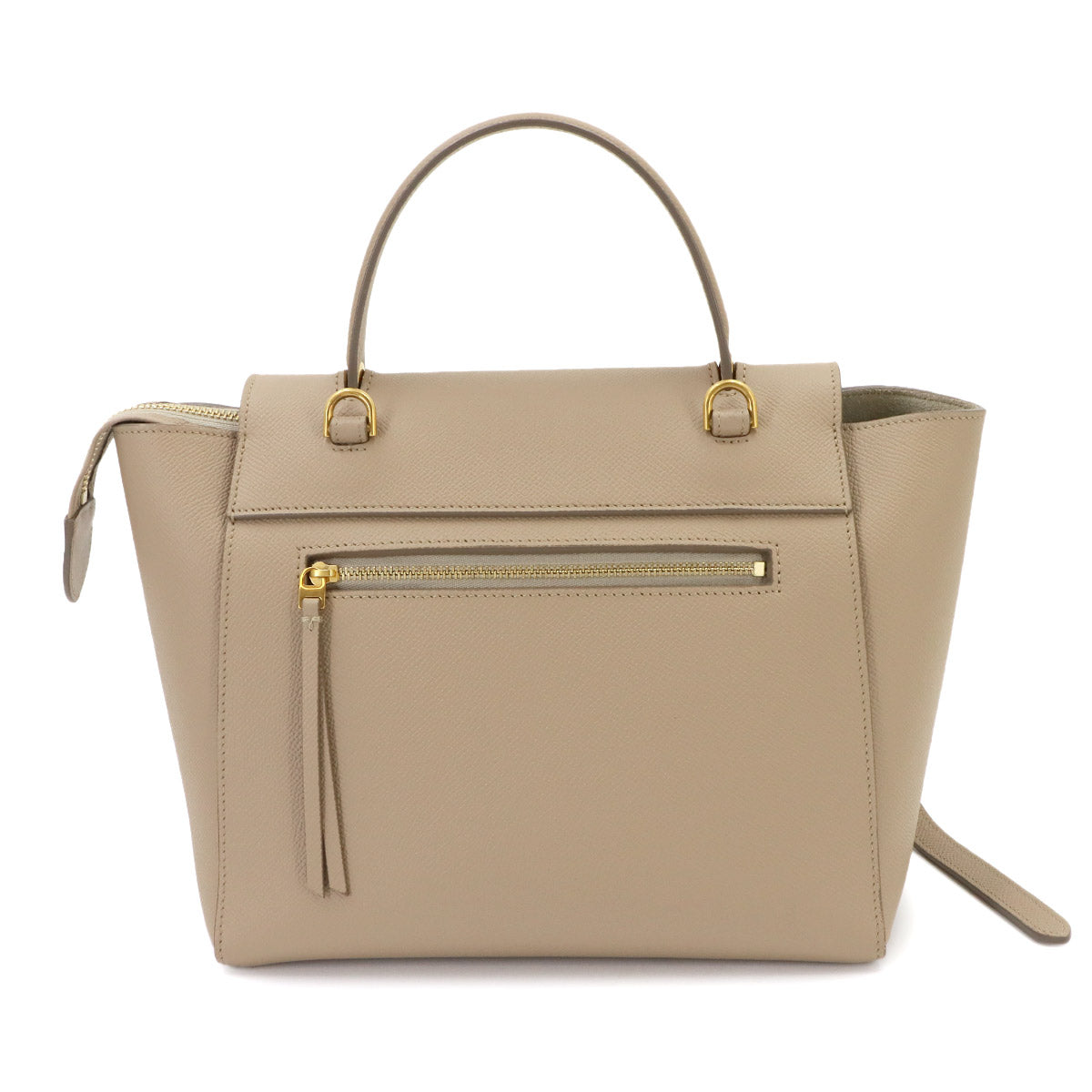Belt Bag Micro Hand Shoulder Bag Leather Beige 189153