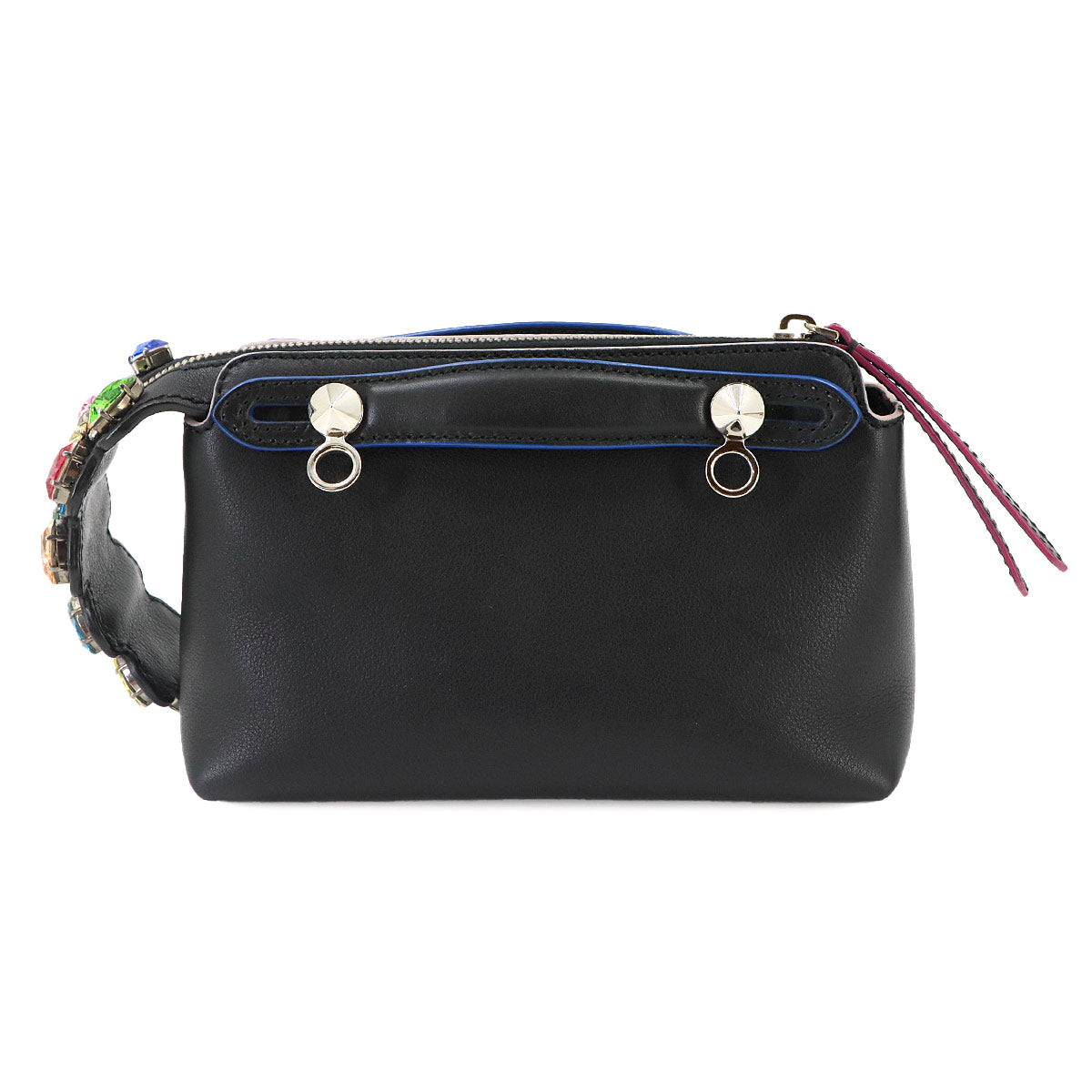 By The Way Mini 2way Hand Shoulder Bag Leather Black 8BL135
