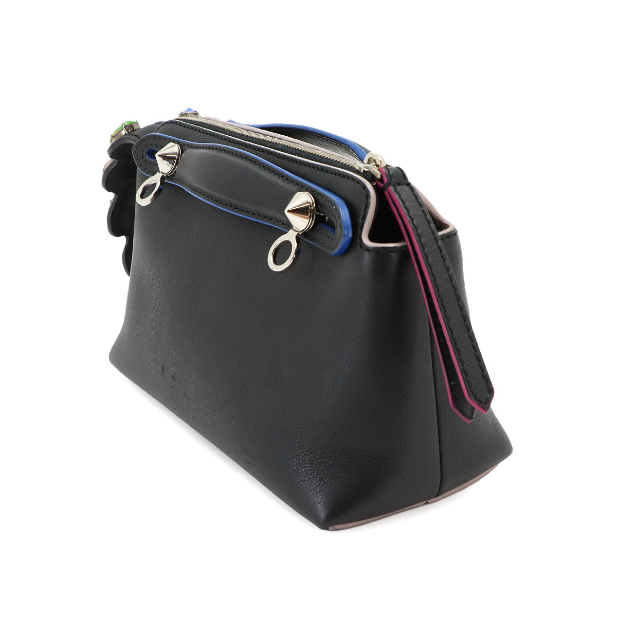 By The Way Mini 2way Hand Shoulder Bag Leather Black 8BL135
