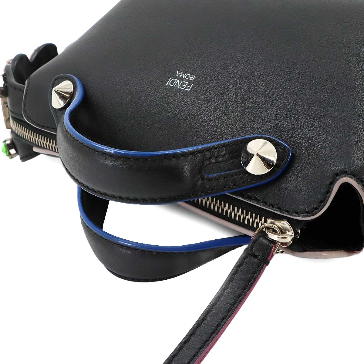 By The Way Mini 2way Hand Shoulder Bag Leather Black 8BL135