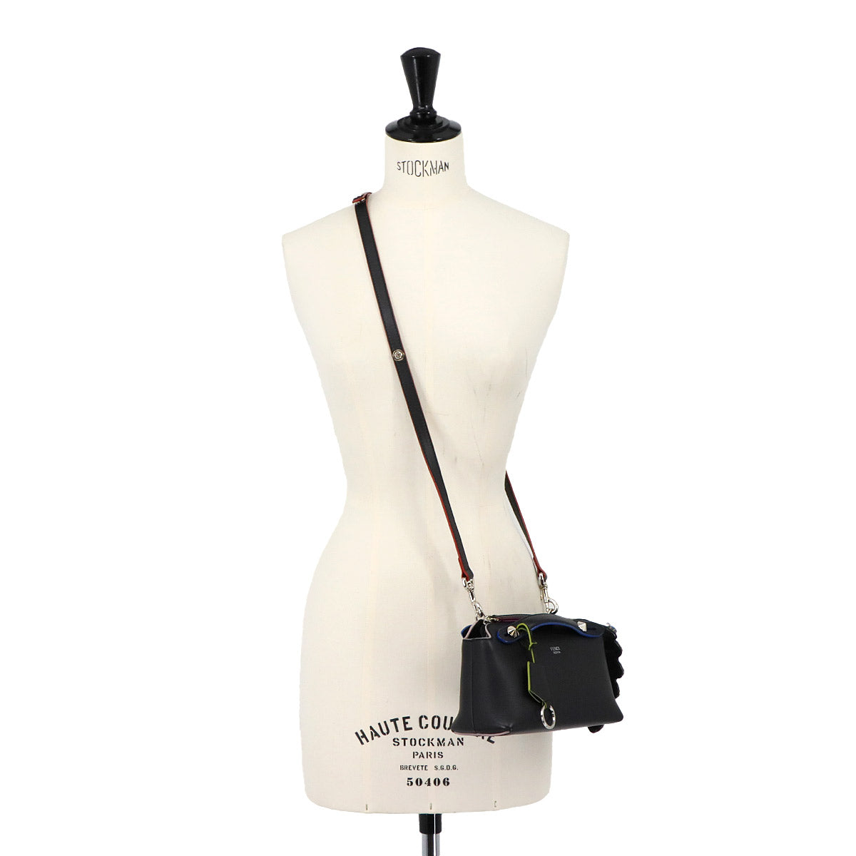 By The Way Mini 2way Hand Shoulder Bag Leather Black 8BL135
