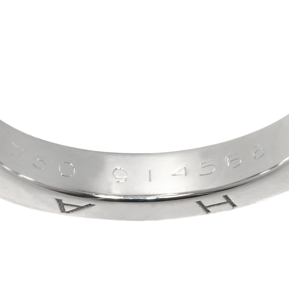 Diamond Ring 18K White Gold 750 size6(US)