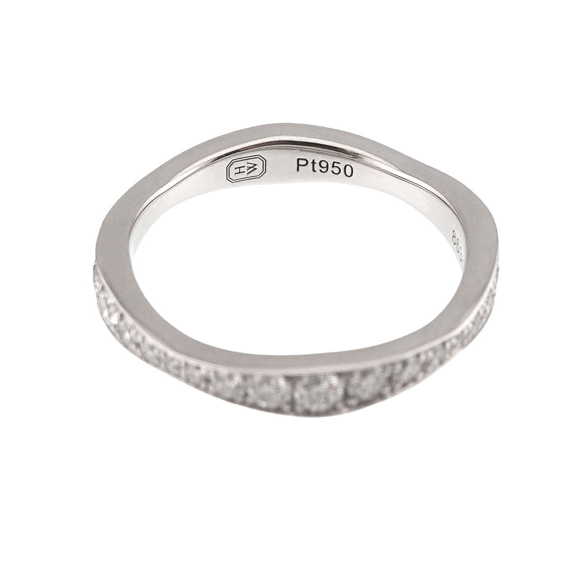 Diamond Ring Pt Platinum Size4-4.5(US)