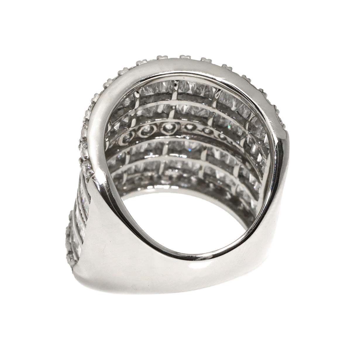 Diamond 5.00ct Ring Pt Platinum size6.5-6.75(US)