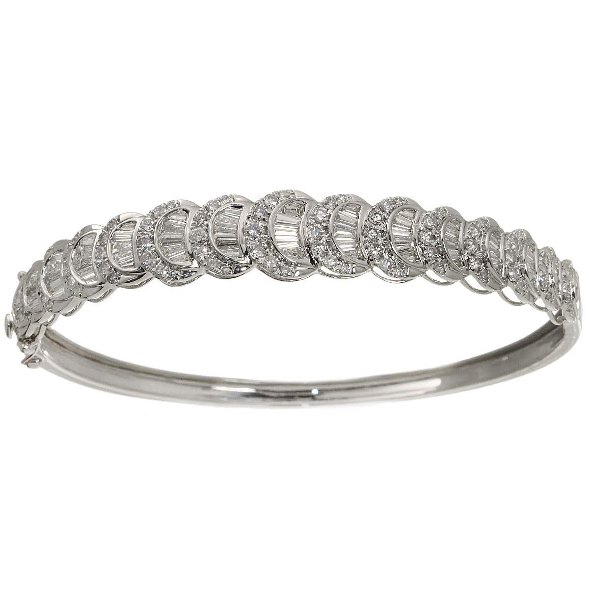 Diamond 3.25ct Bracelet 18K K18 WG White Gold 750