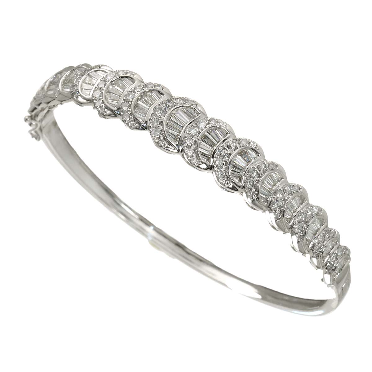 Diamond 3.25ct Bracelet 18K K18 WG White Gold 750