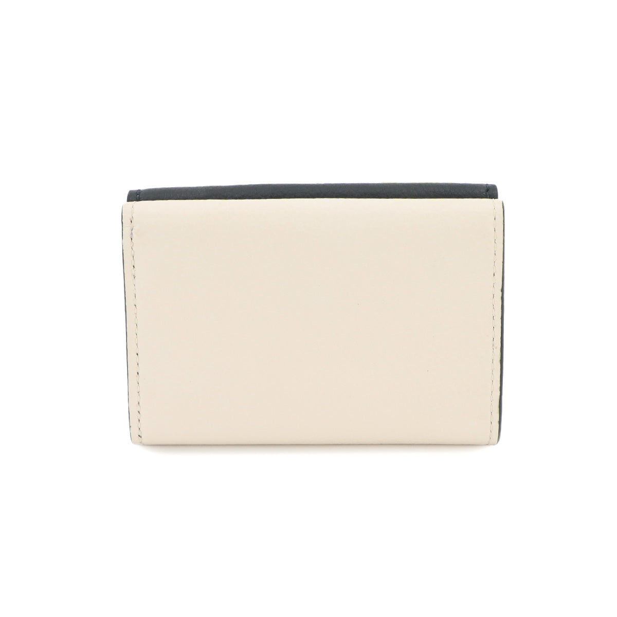 Lock Mini Wallet Leather Beige Noir M80984