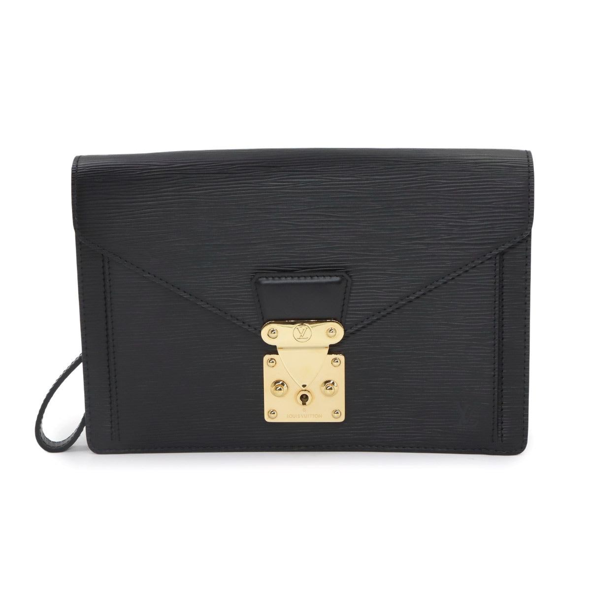 LOUIS VUITTON Epi Pochette Serie Dragonne Clutch Bag Leather M52612