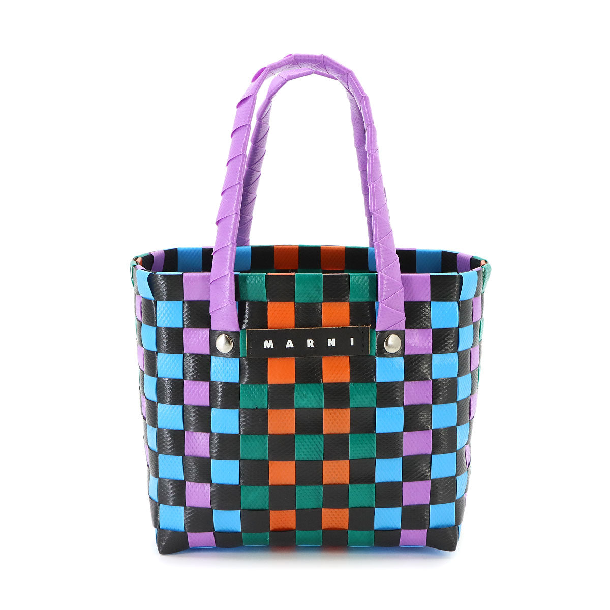 Basket Mini Hand Bag Polypropylene Multi color Purse