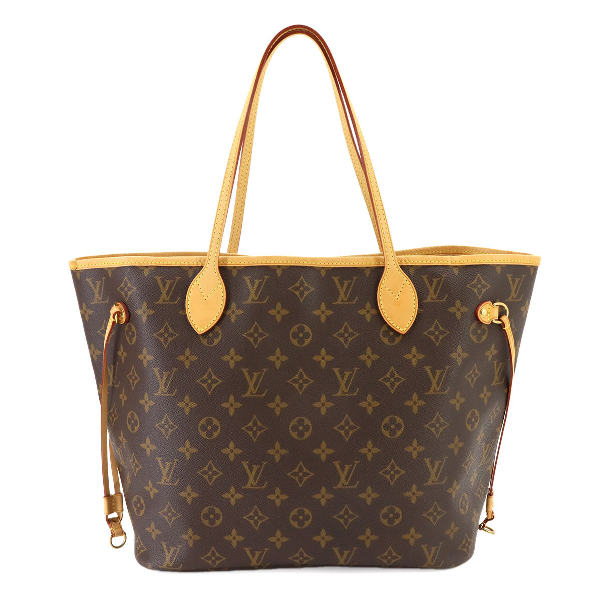 Monogram Neverfull MM Tote Bag Brown Beige M40156 Purse