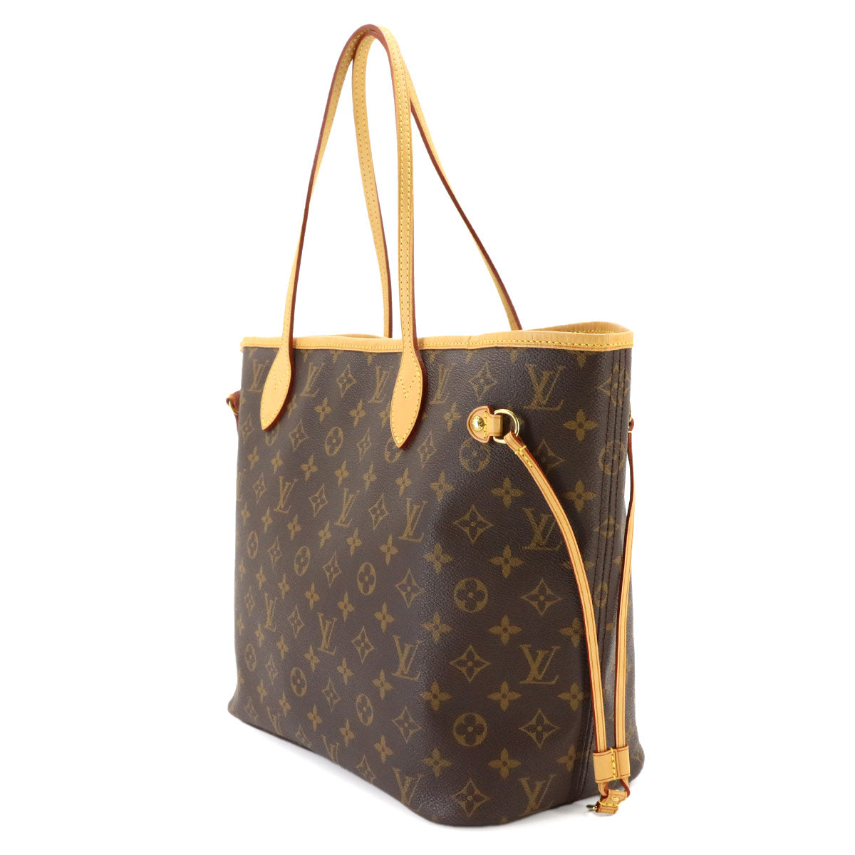 Monogram Neverfull MM Tote Bag Brown Beige M40156 Purse