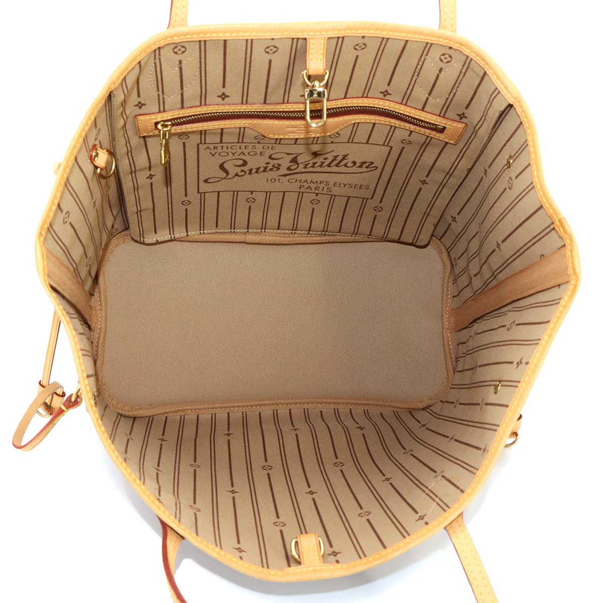 Monogram Neverfull MM Tote Bag Brown Beige M40156 Purse