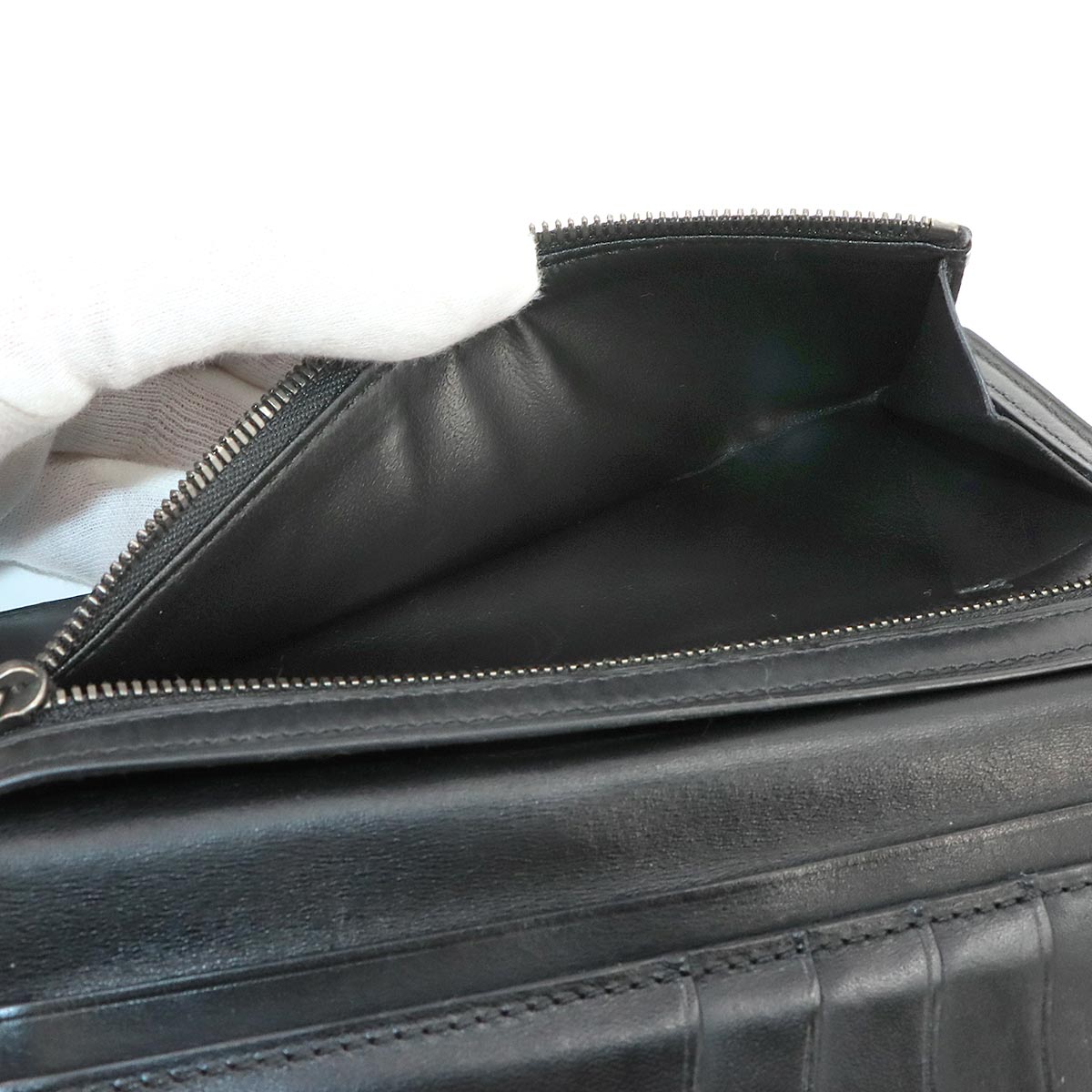 Calligraphy Santal Scritto Long Wallet Venezia Leather