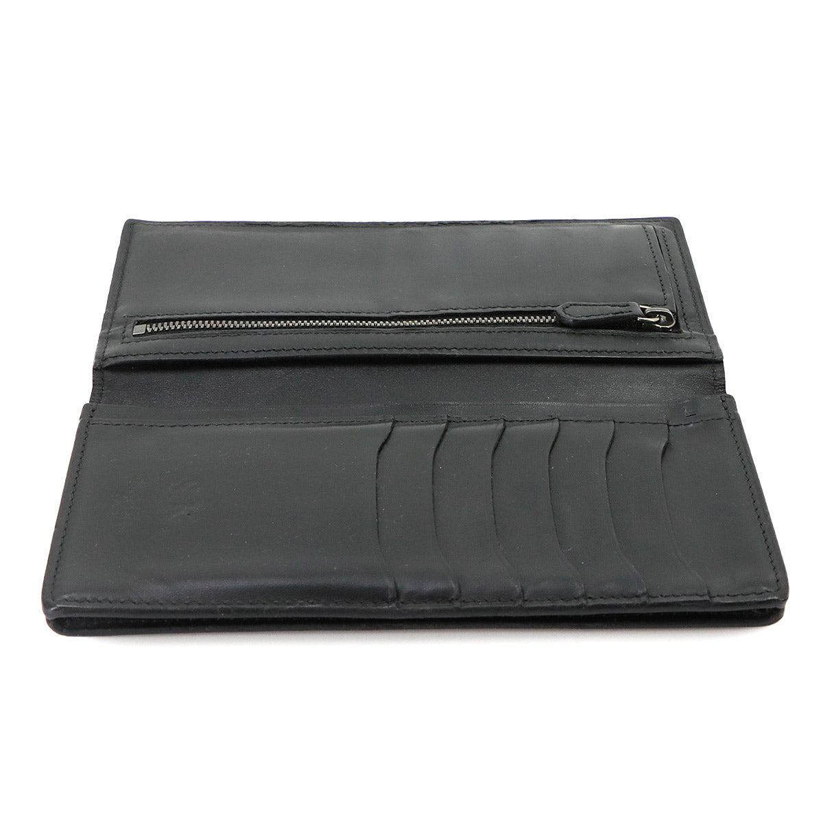 Calligraphy Santal Scritto Long Wallet Venezia Leather