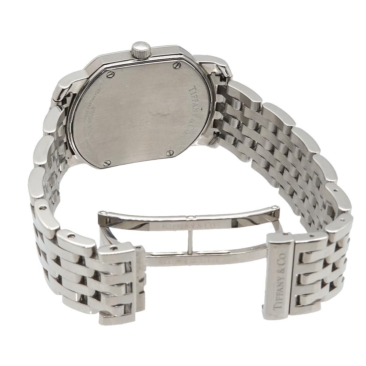 Mark Coupe Date Quartz Silver Dial Mens Wrist Watch