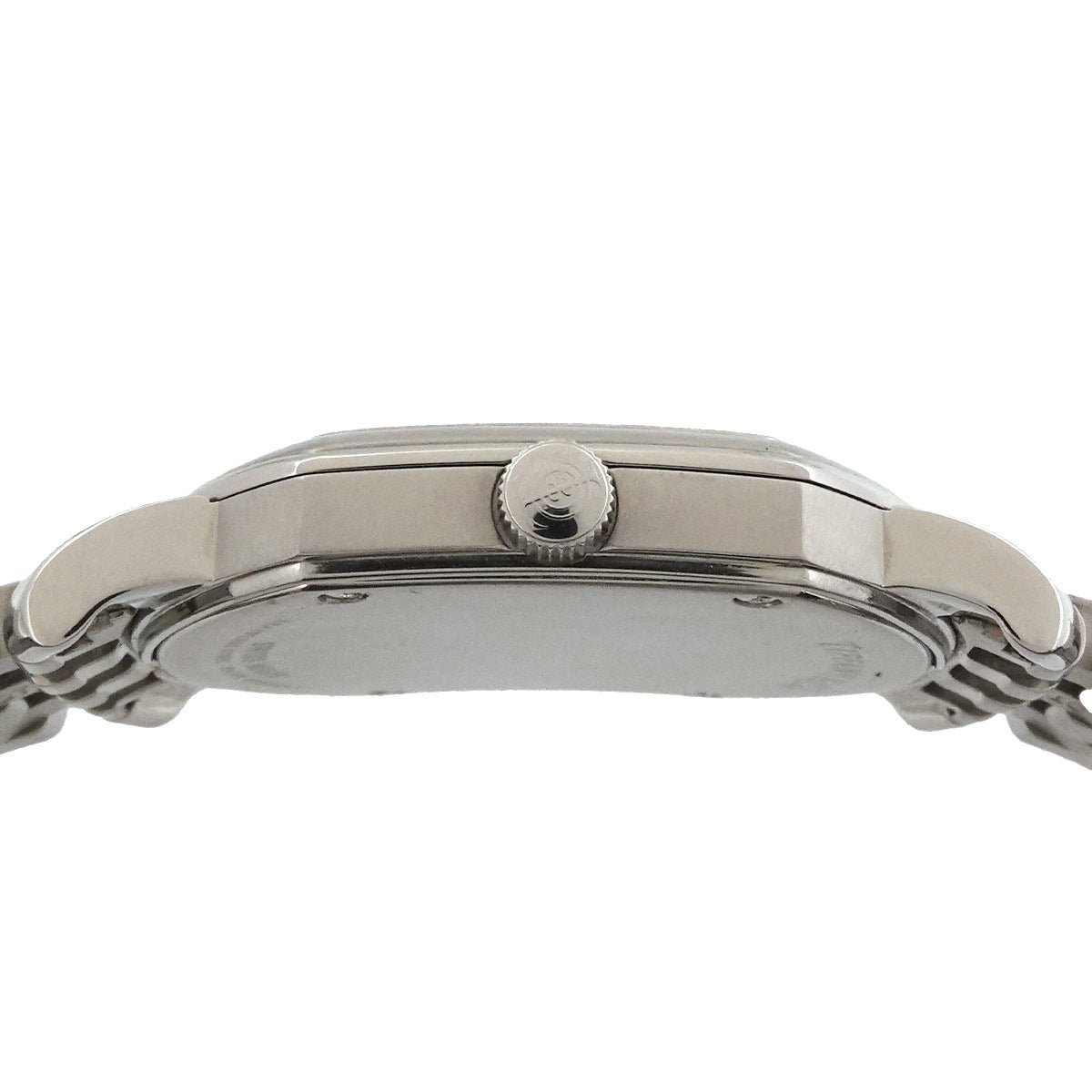 Mark Coupe Date Quartz Silver Dial Mens Wrist Watch